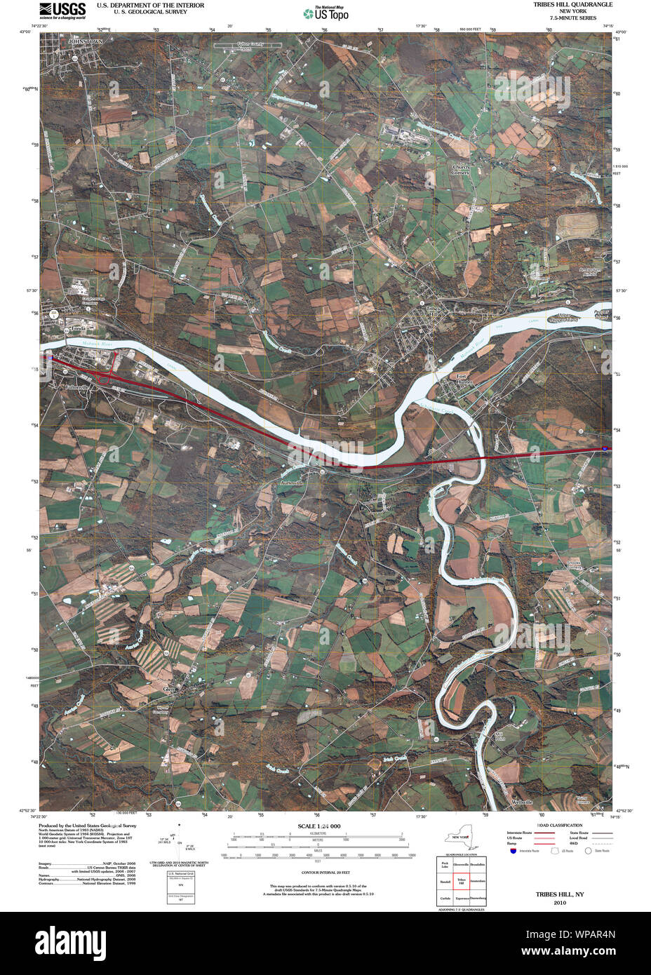 New York NY Tribes Hill 20100503 TM Restoration Stock Photo Alamy