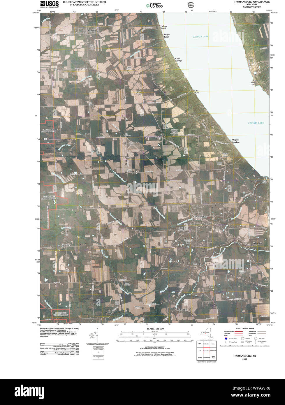 New York NY Trumansburg 20110119 TM Restoration Stock Photo Alamy