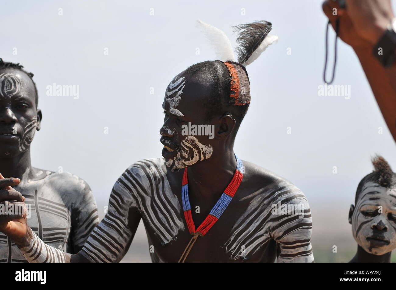 Karo tribe people Stock Photo