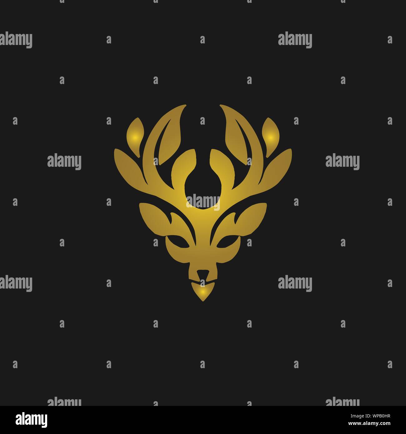 Logo Deer Vector Vectors High Resolution Stock Photography and Images