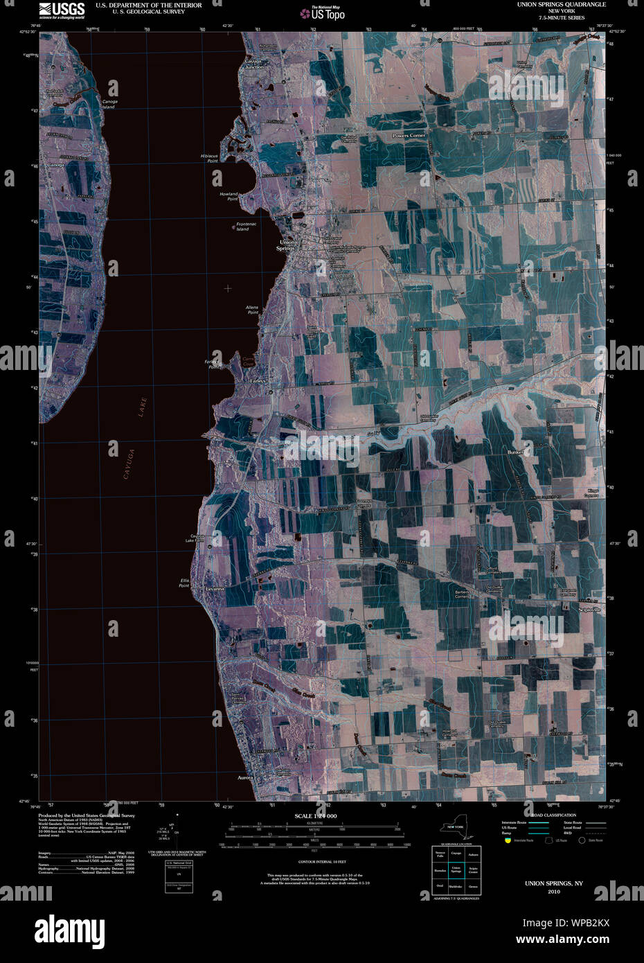 Union springs map hires stock photography and images Alamy