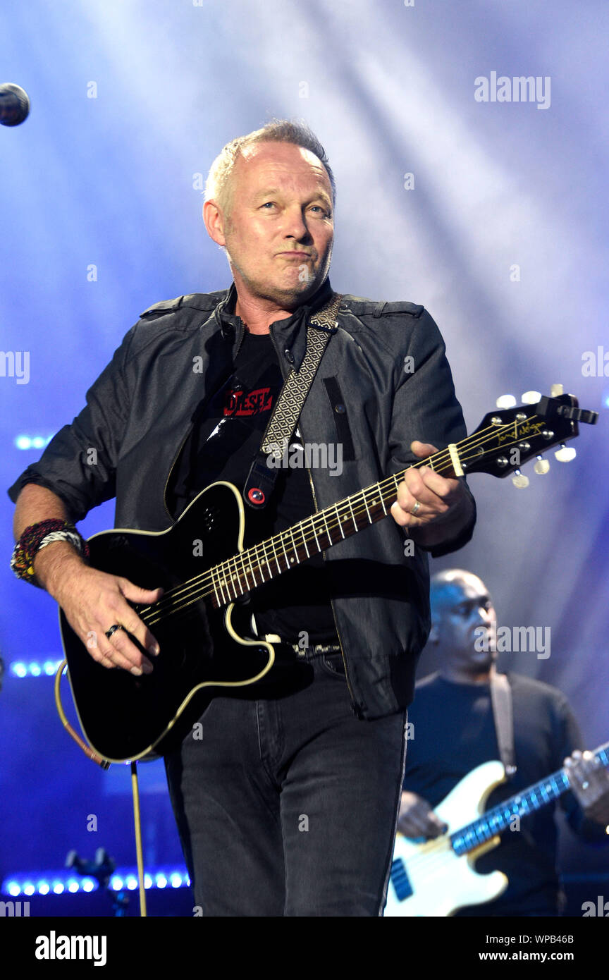 Nick Van Eede of the band Cutting Crew performs live on stage at the  rbb.88.8 Pop Heroes Festival during the IFA 2019 at IFA Sommergarten on  September 7, 2019 in Berlin, Germany