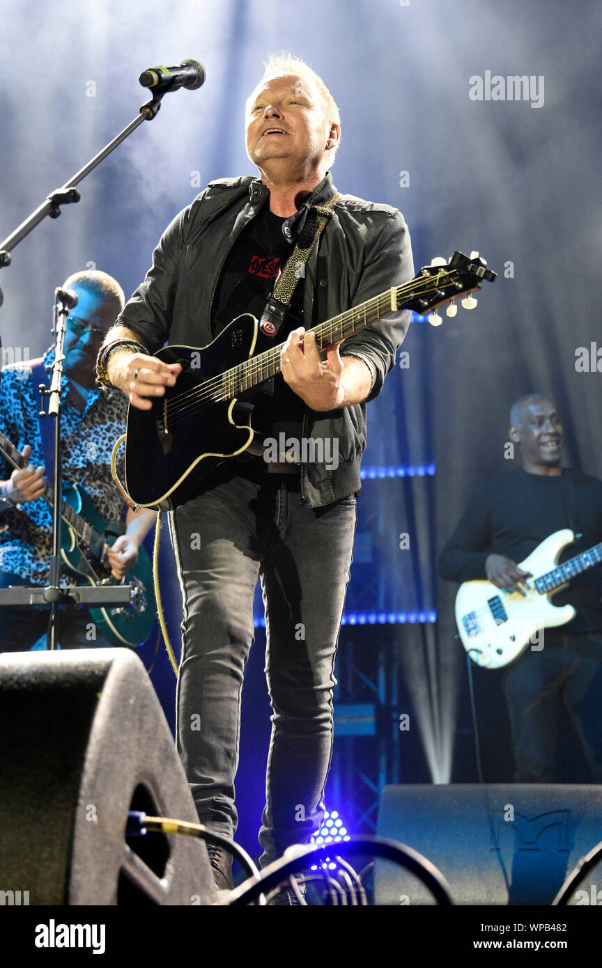 Nick Van Eede of the band Cutting Crew performs live on stage at the  rbb.88.8 Pop Heroes Festival during the IFA 2019 at IFA Sommergarten on  September 7, 2019 in Berlin, Germany