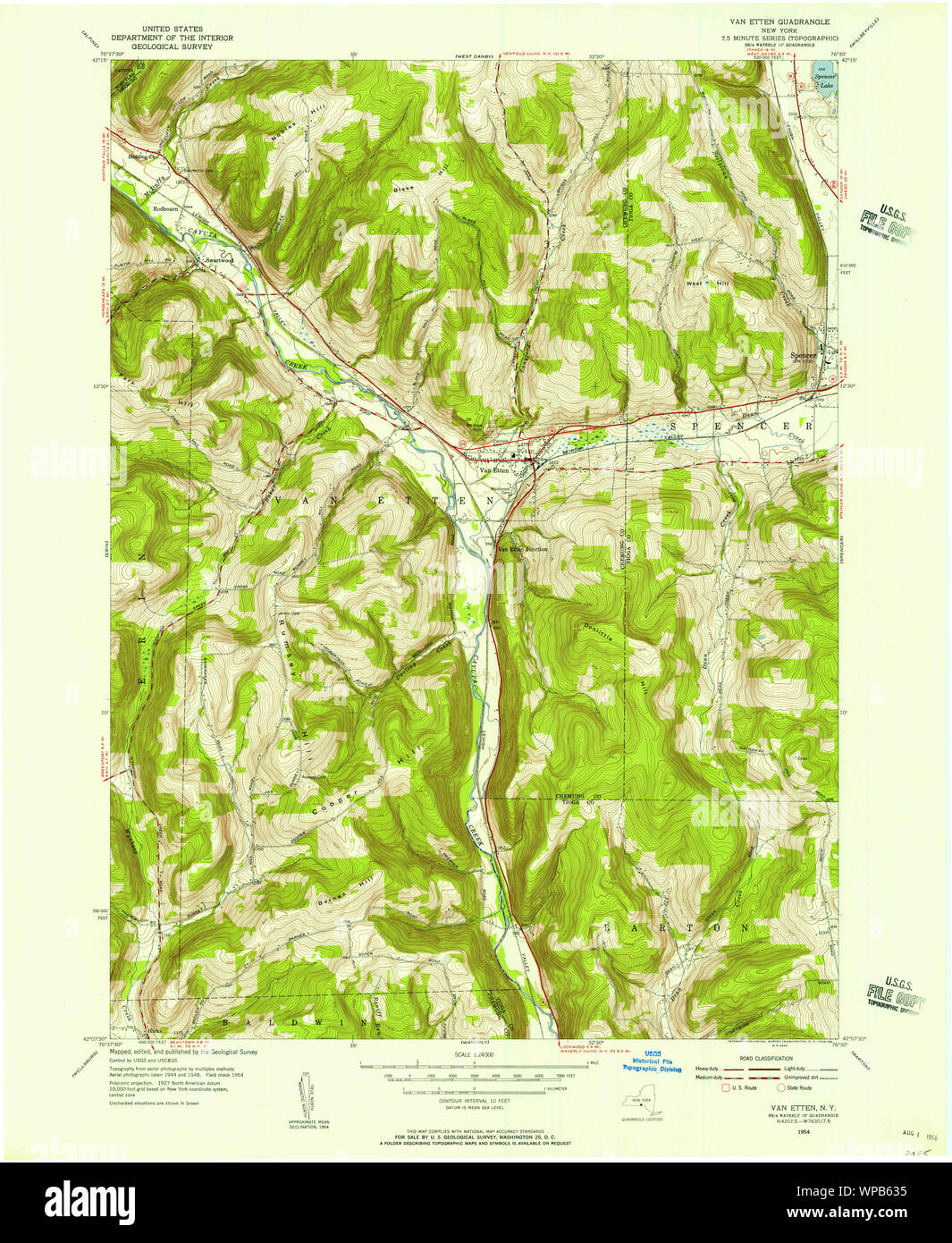 New York NY Van Etten 139471 1954 24000 Restoration Stock Photo Alamy