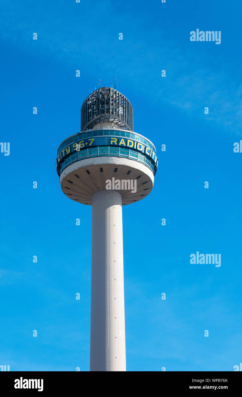 St. John's Beacon, the Radio City Tower in Liverpool Stock Photo