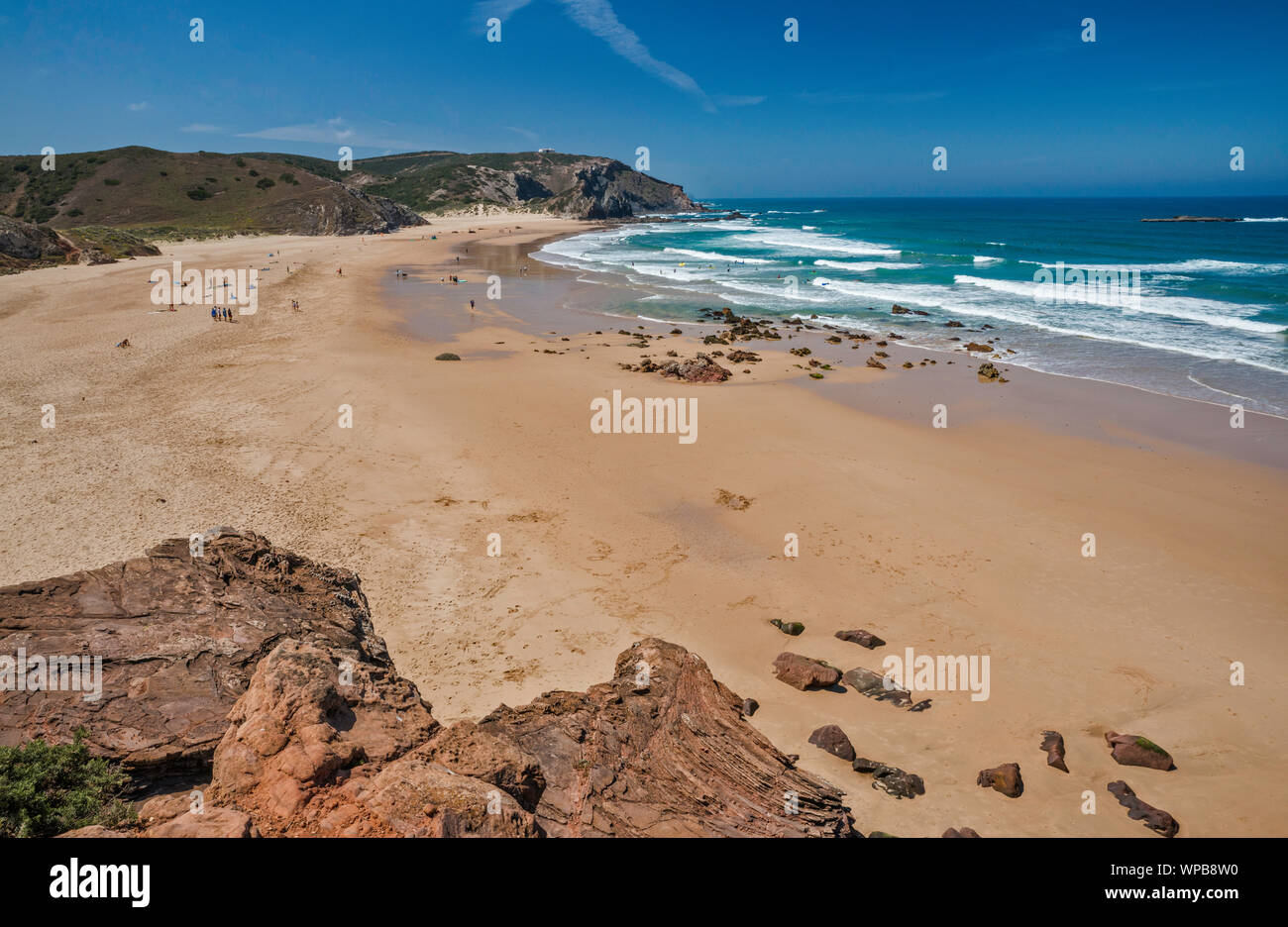 Praia Do Amado Atlantic Ocean Beach Near Village Of Carrapateira praia-do-amado-atlantic-ocean-beach-near-village-of-carrapateira