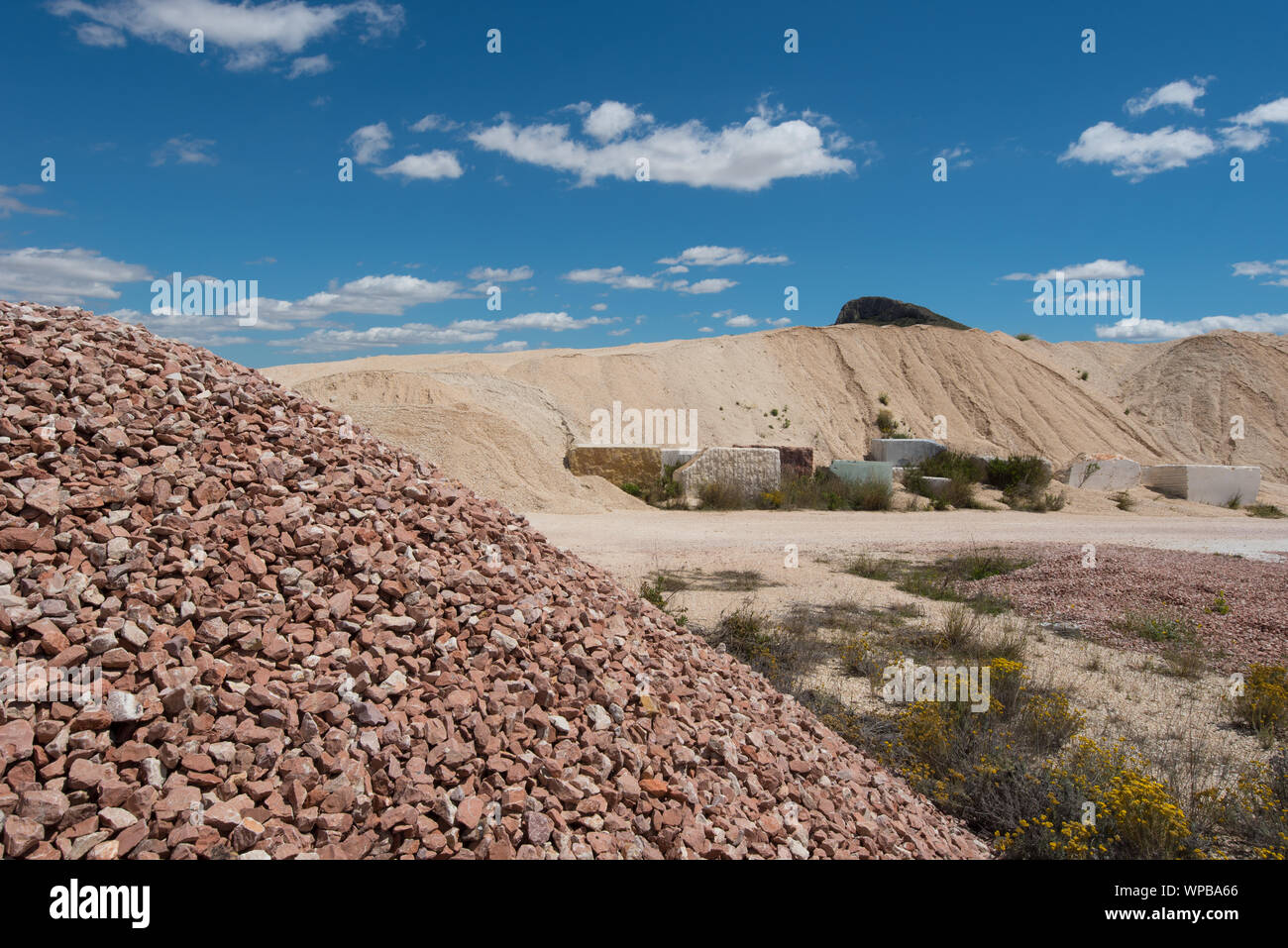 Industrial mining gravel stones hi-res stock photography and images - Alamy