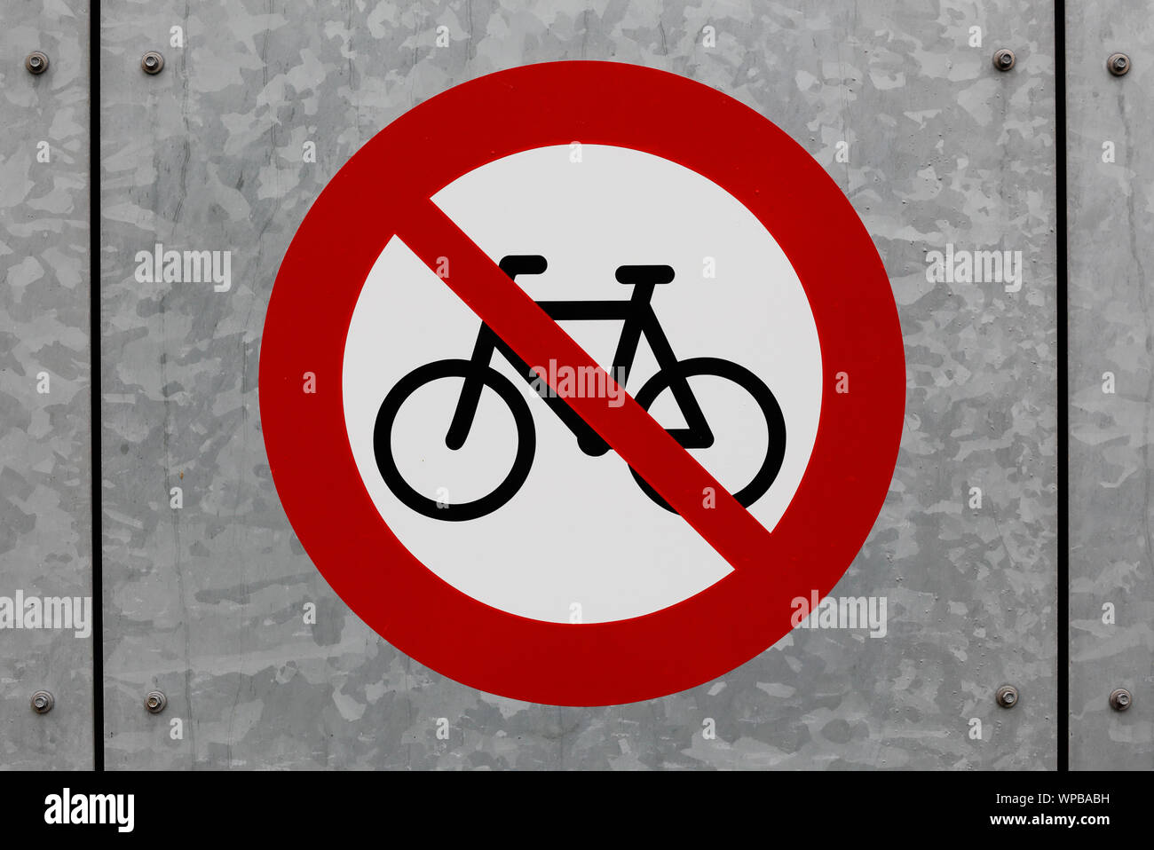 No moped sign Stock Vector Images - Alamy