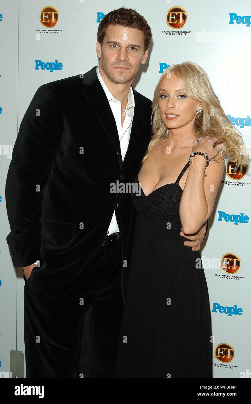 David boreanaz and wife hires stock photography and images Alamy