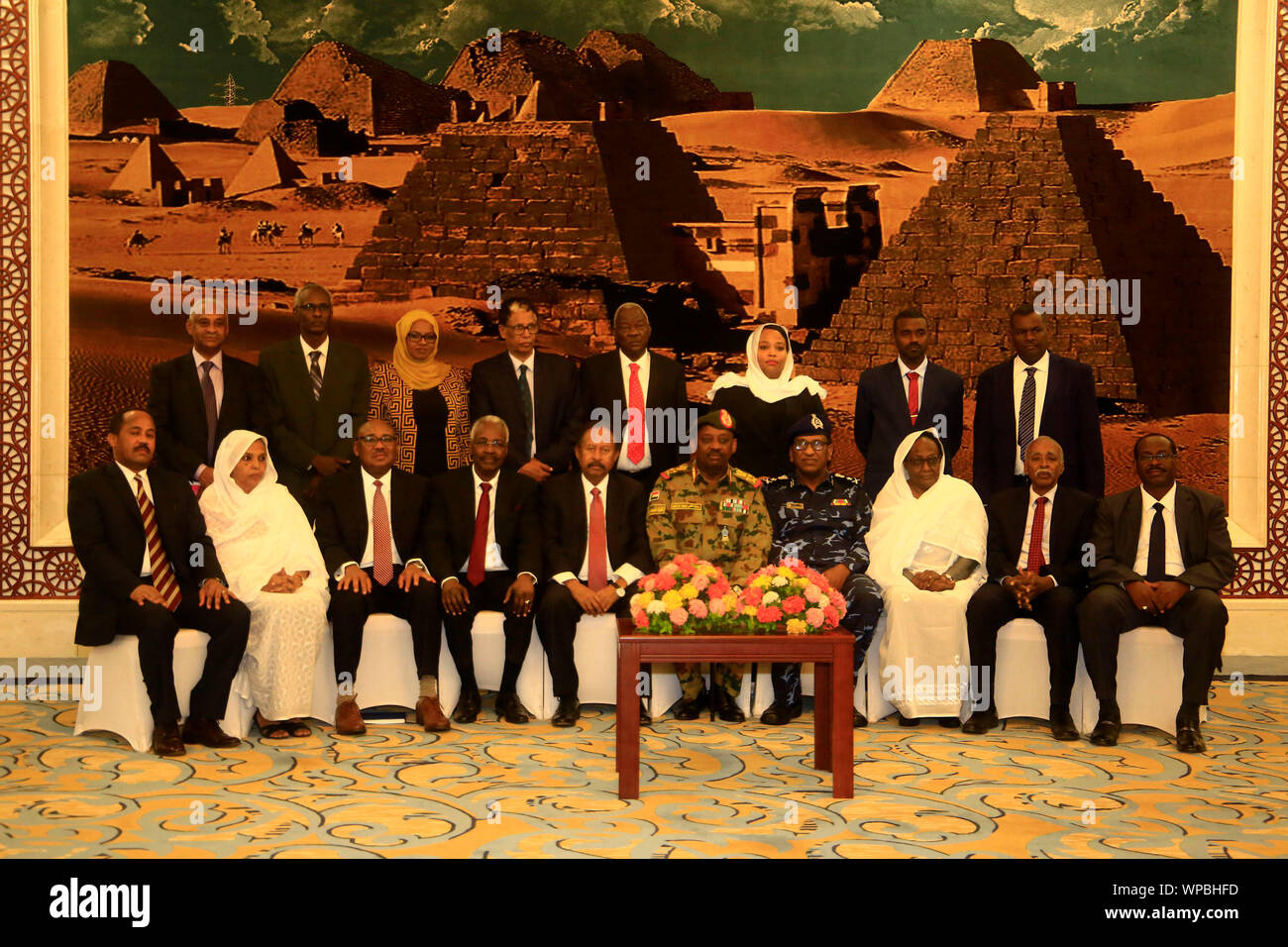 Khartoum Sudan 8th Sep 2019 Sudan S Prime Minister Abdalla