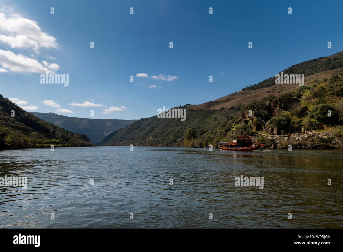 Douro valley rabelo boat pinhao hi-res stock photography and images - Alamy