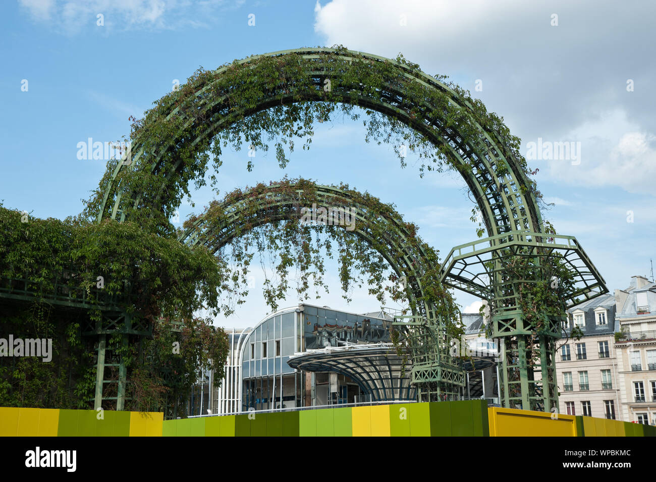 Paris, Les Halles, Umbau - Paris, Les Halles, Reconstruction Stock Photo