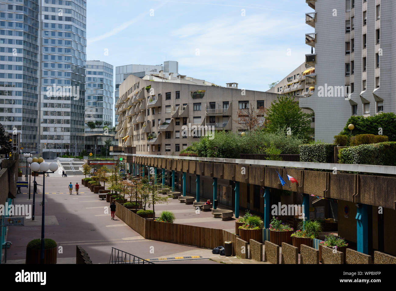 Boulogne-Billancourt bei Paris, Stadtentwicklungsgebiet Billancourt, Ile Seguin Rives de Seine Stock Photo
