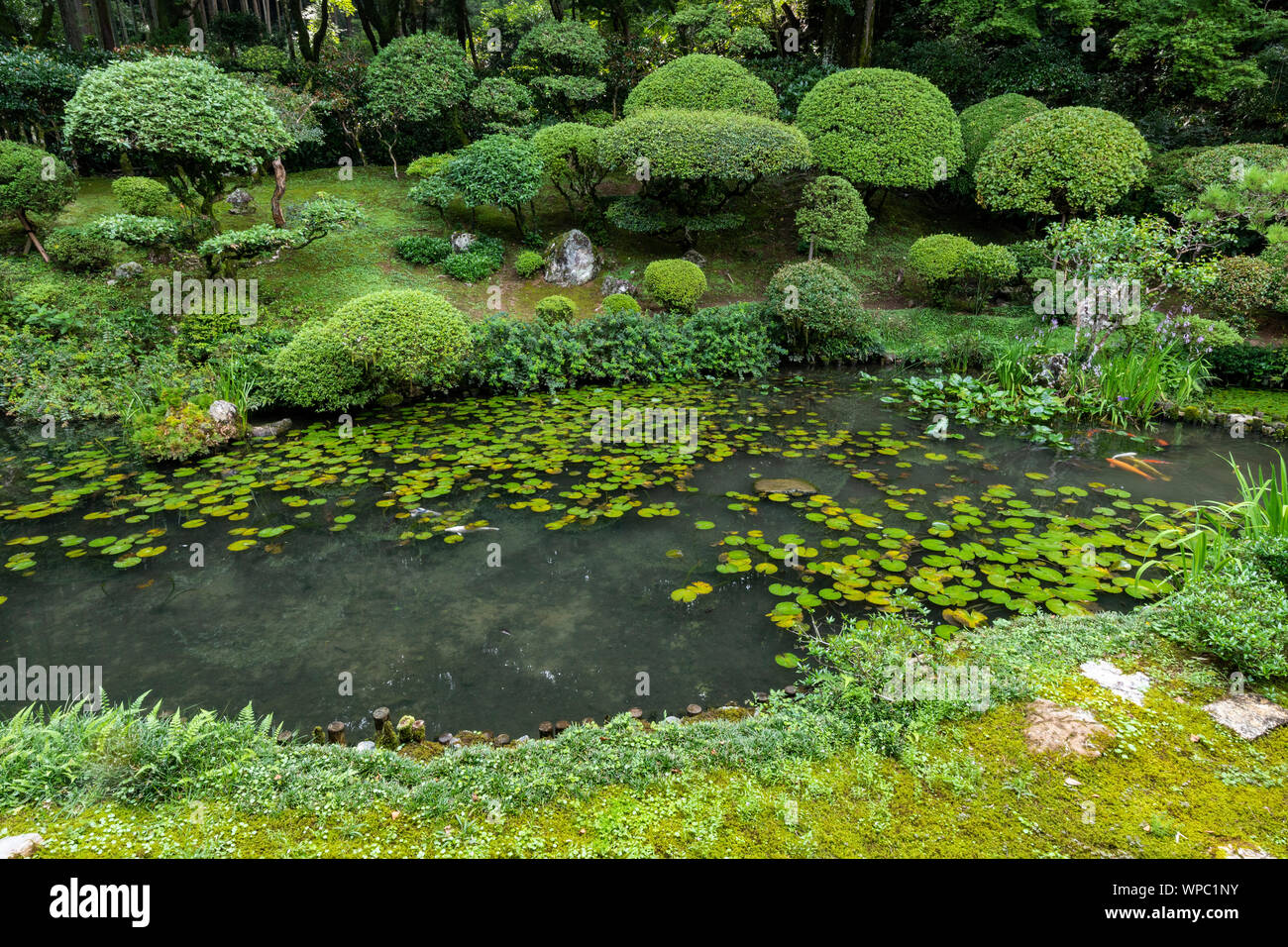 Jodaiji is one of the Tosa Sanae garden in Kochi designated designated victory. Sagawa-cho is a castle town that once reigned by Ikuto Yamauchi and Mr Stock Photo