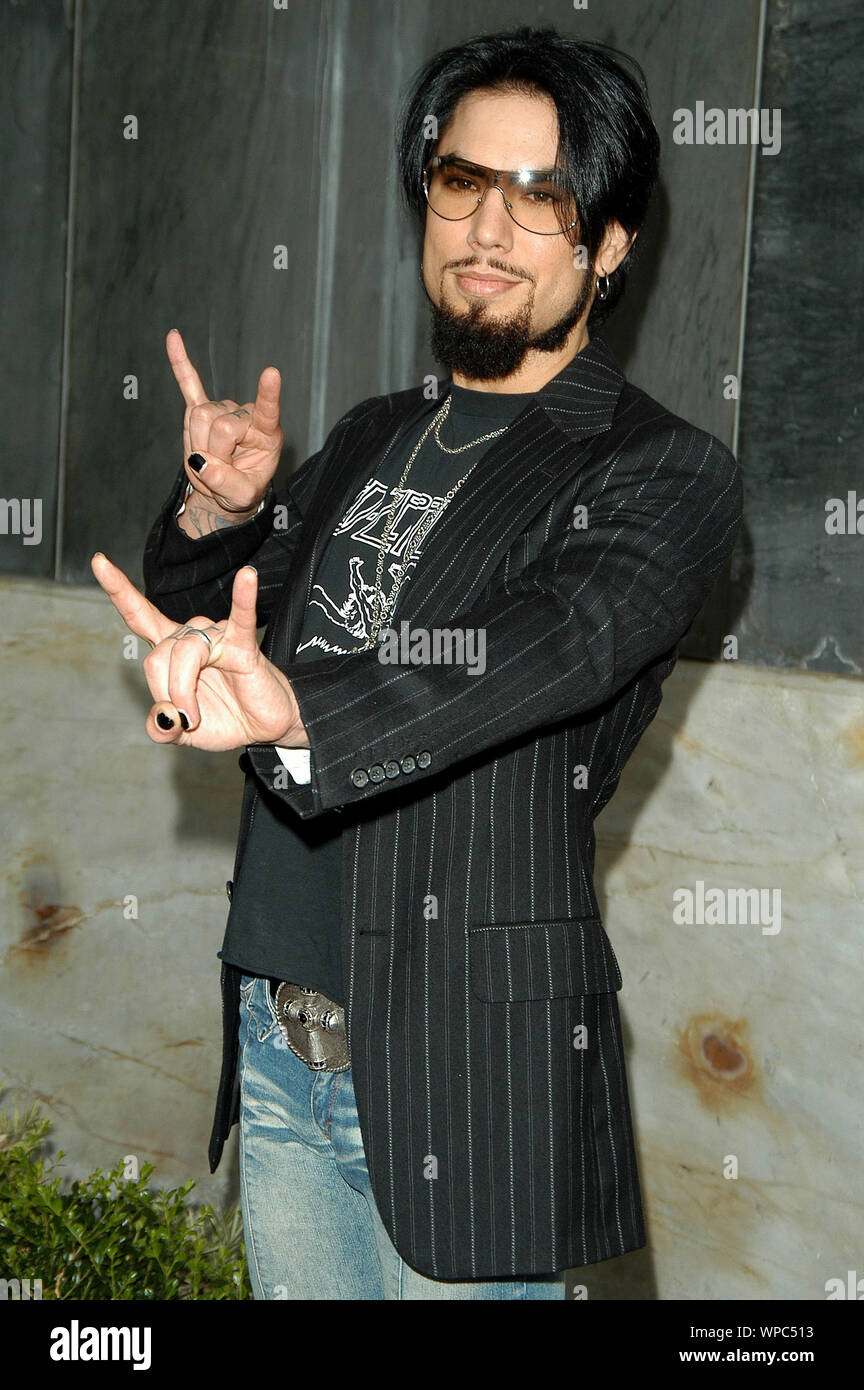 Dave Navarro at the CBS Summer 2005 Press Tour Party held at The Hammer