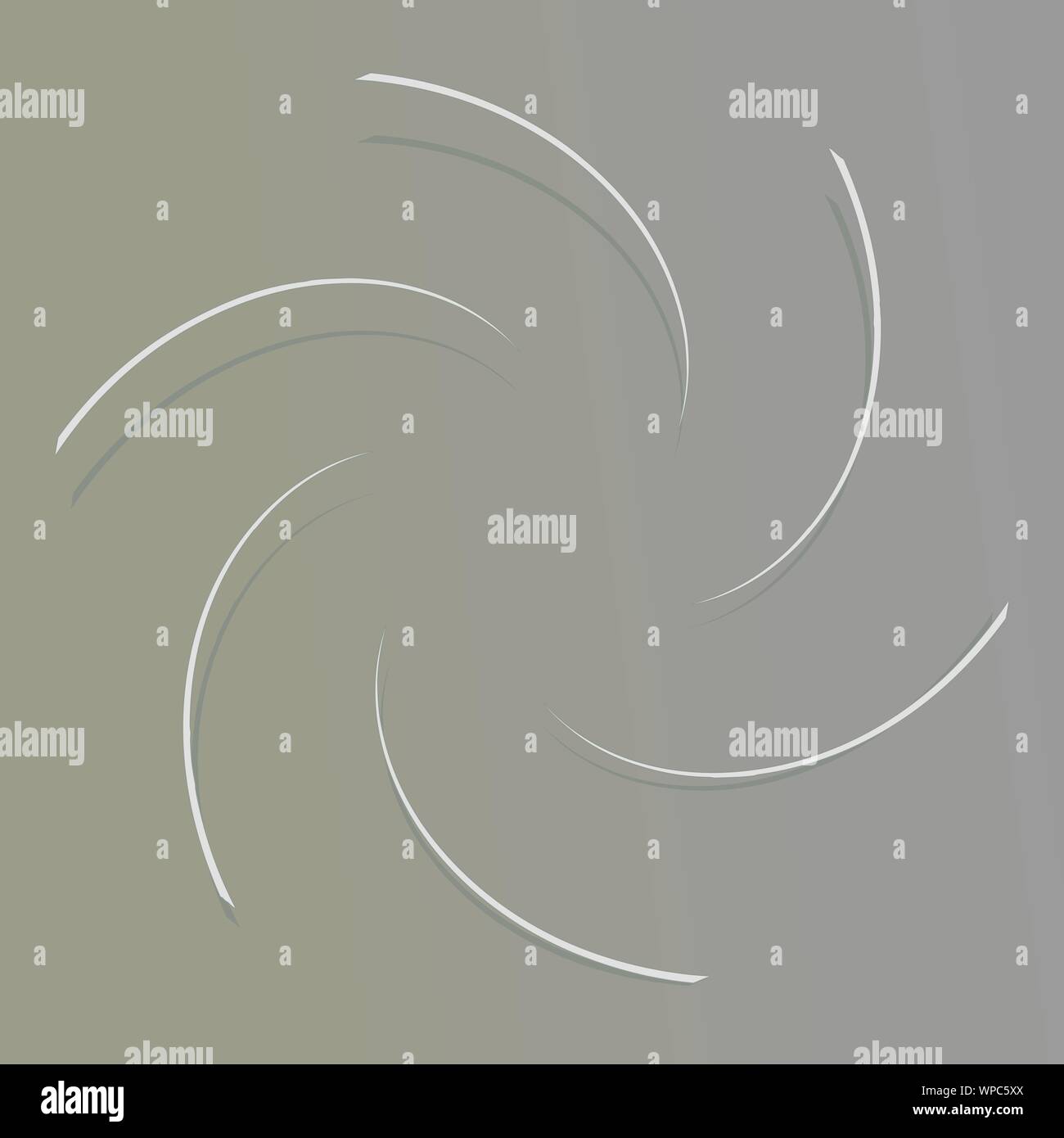 Abstract spiral, twist. Radial swirl, twirl curvy, wavy lines element ...