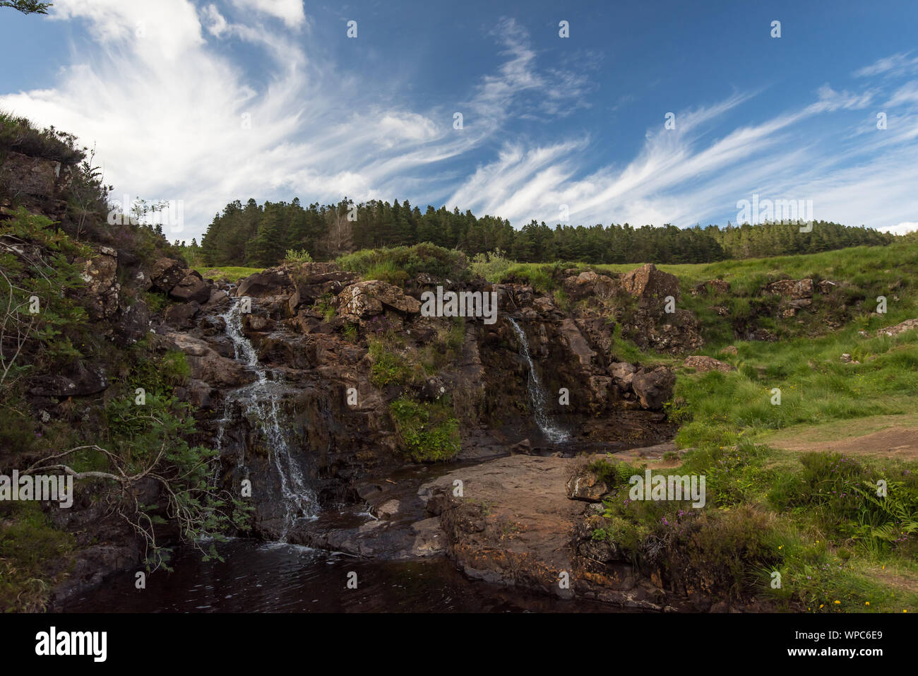 Landscape in Scotlands north Stock Photo