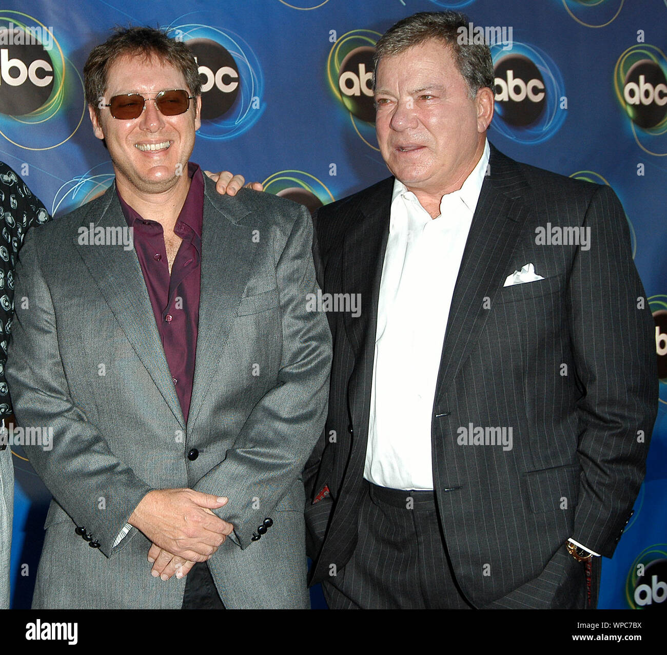 James Spader and William Shatner at the ABC 2005 Summer All Star Party