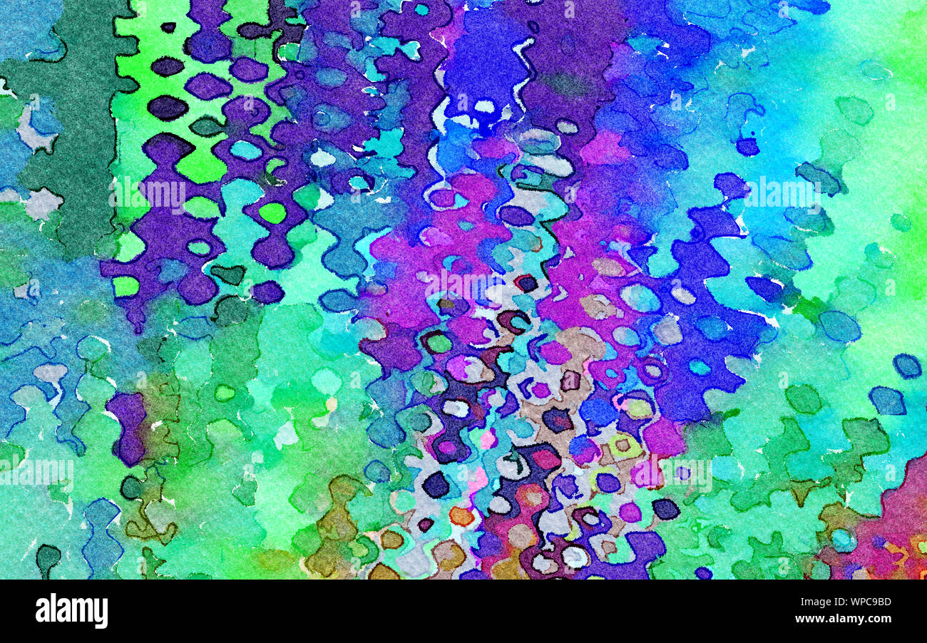 Abstract Background For Create Colorful Trendy Graphic And Digital