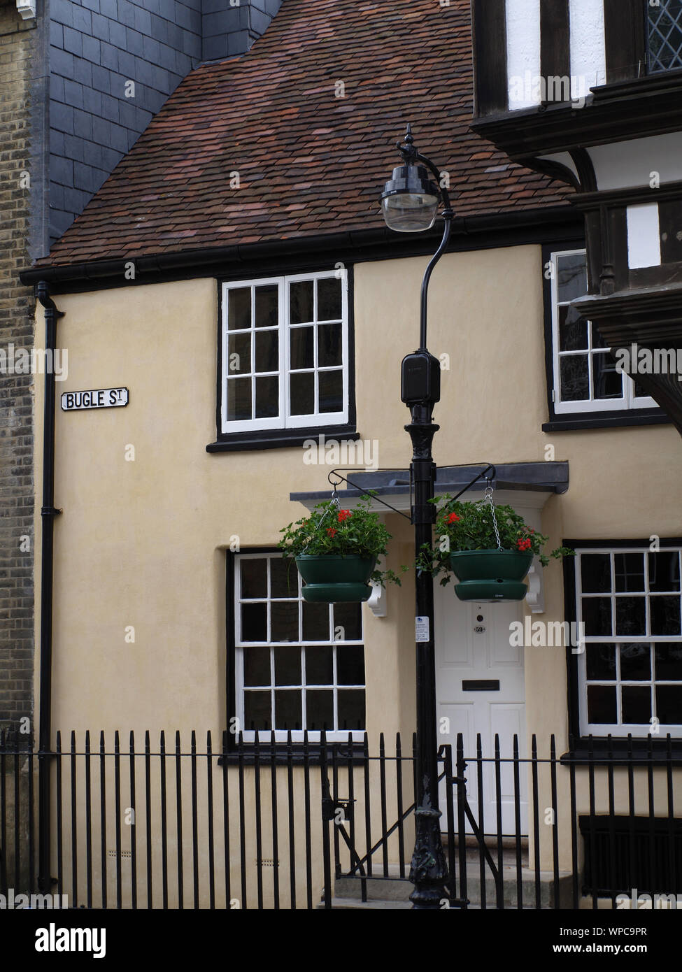 Street signage in Bugle Street Southampton, Hampshire, England, UK