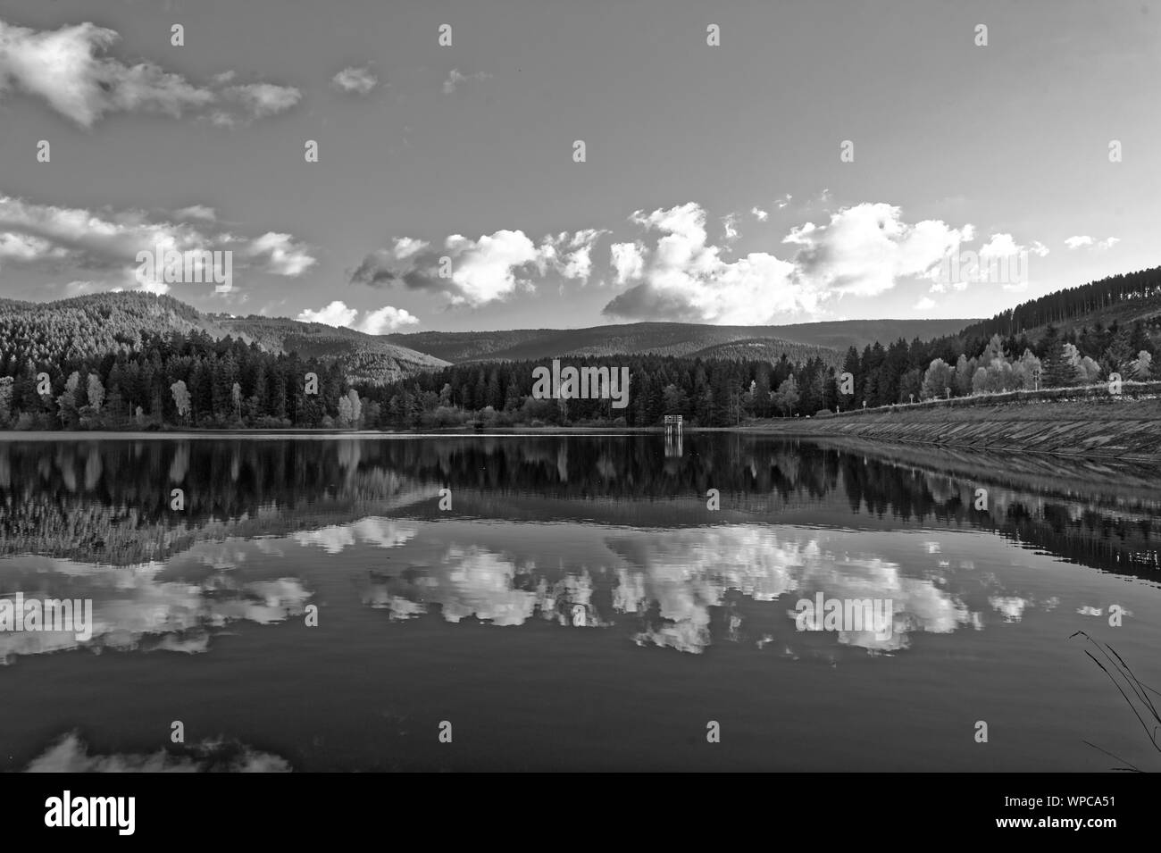 Clouds reflecting the sun Black and White Stock Photos & Images - Alamy