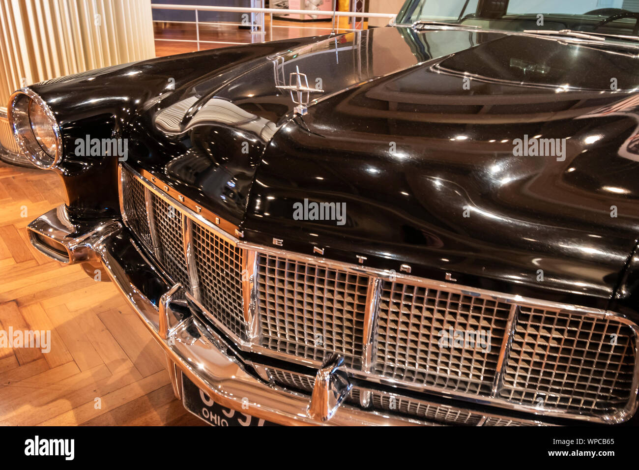 Dearborn, Mi, Usa - March 2019: The 1956 Continental Mark II sedan presented in the Henry Ford Museum of American Innovation. Stock Photo