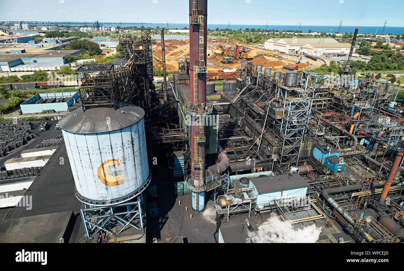 Hamilton Industrial areas Stock Photo Alamy