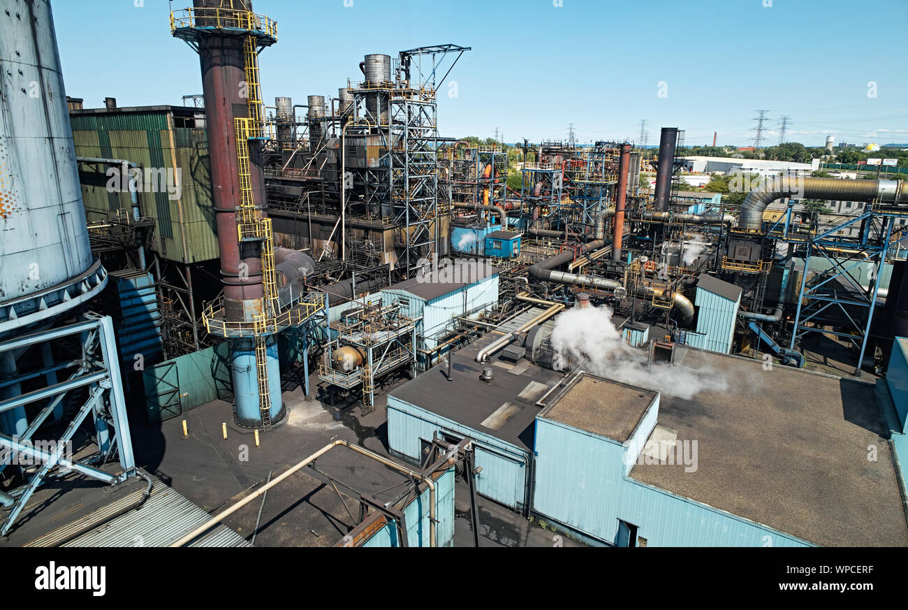 Hamilton Industrial areas Stock Photo Alamy