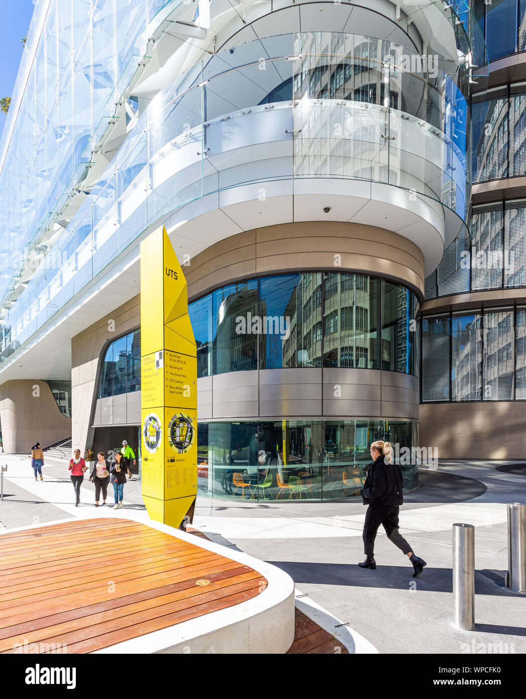 The University of Technology Sydney's new Building 2 UTS Central Stock Photo