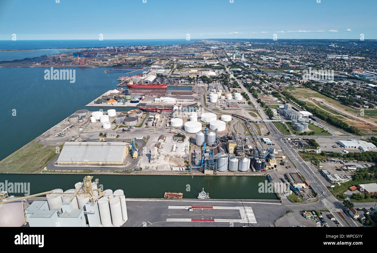 Hamilton Industrial areas Stock Photo Alamy