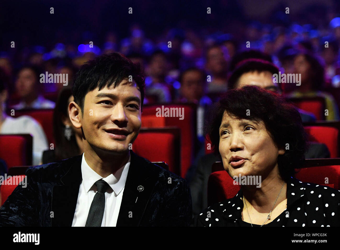 September 9, 2019, Shandong, Shandong, China: Huang Xiaoming (Credit Image: © SIPA Asia via ZUMA Wire) Stock Photo