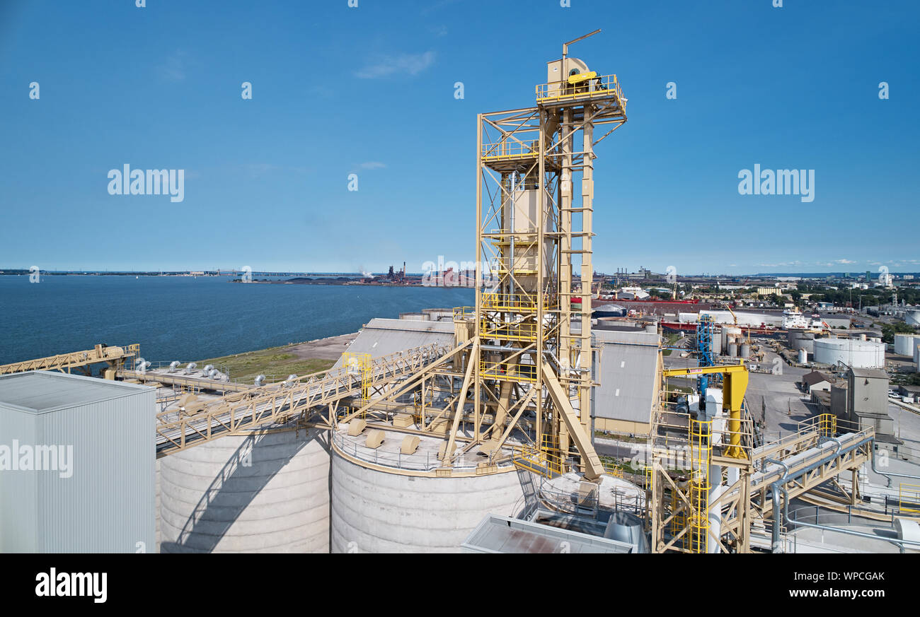 Hamilton Industrial areas Stock Photo Alamy