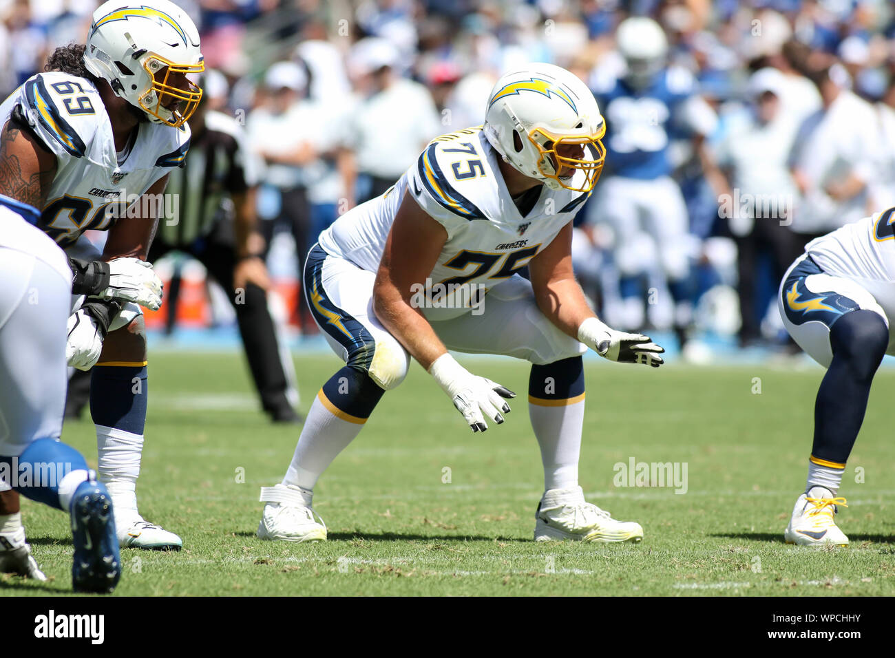 Los angeles chargers offensive guard hi-res stock photography and