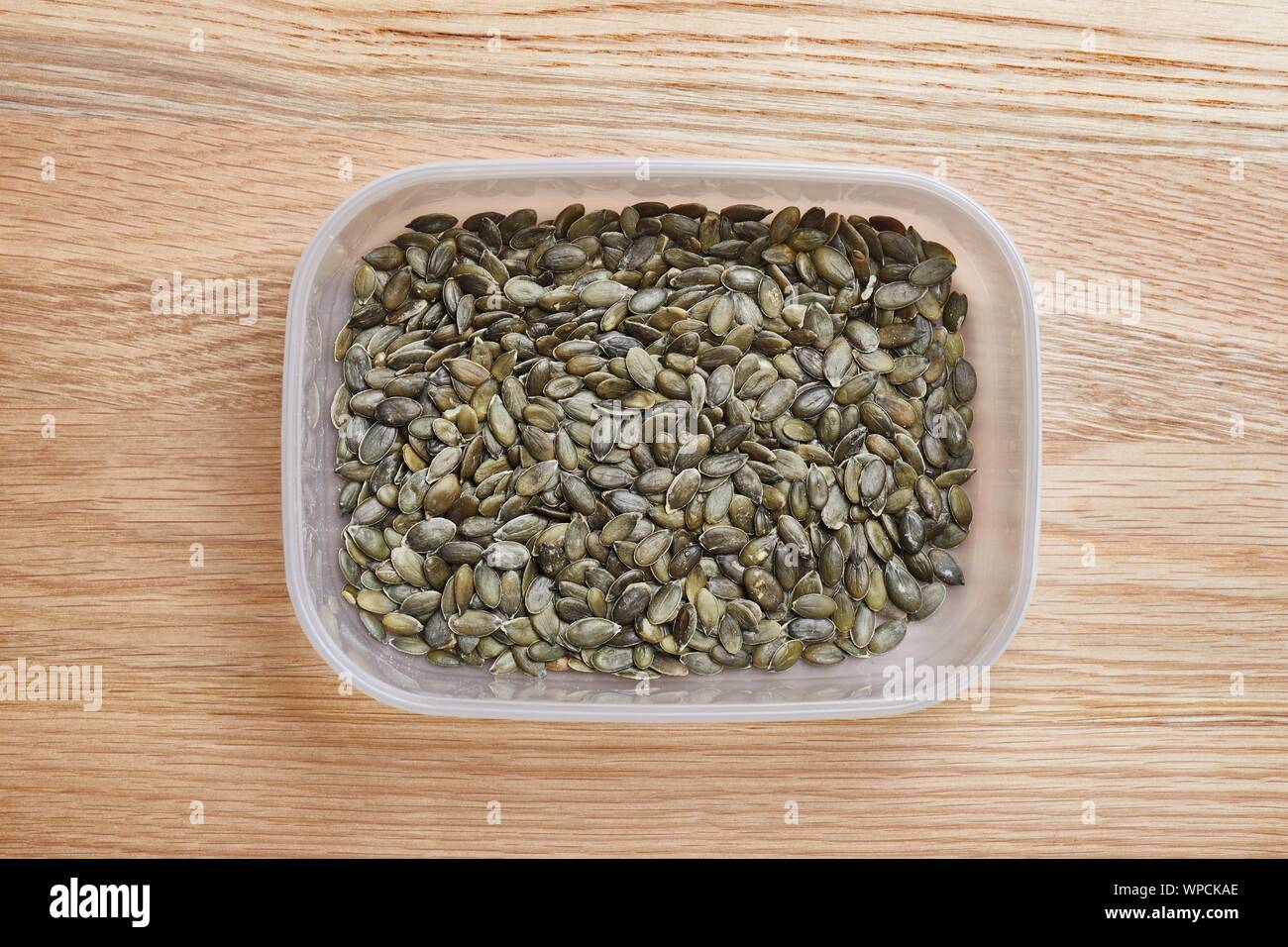 Sunflower seeds in a jar Stock Photo Alamy