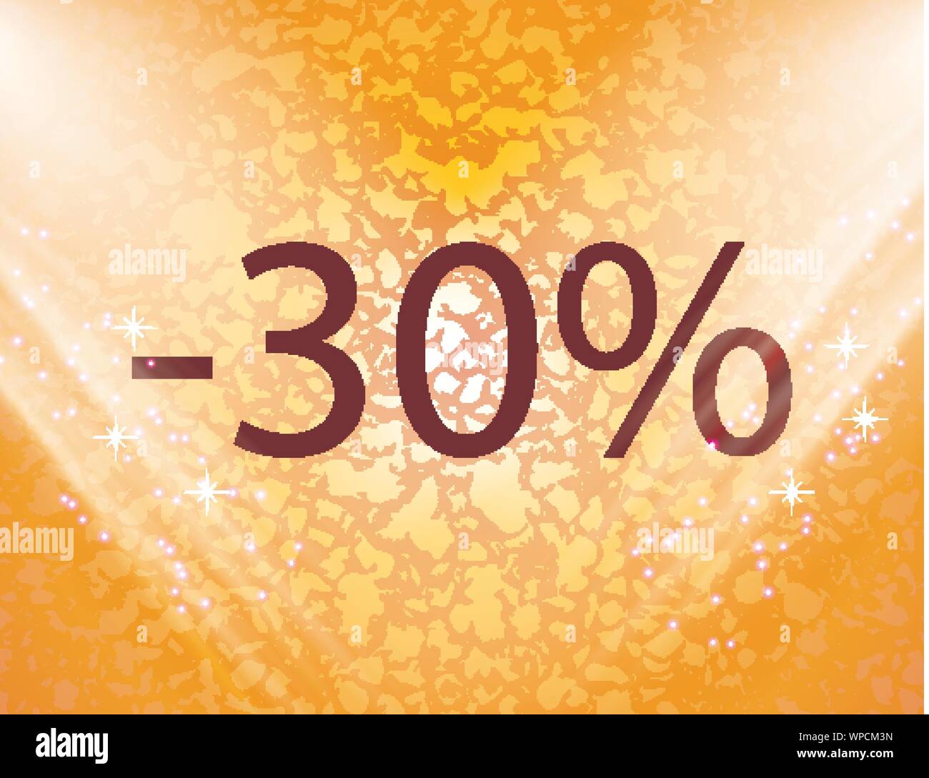 30 percent discount icon symbol Flat modern web design with long shadow ...