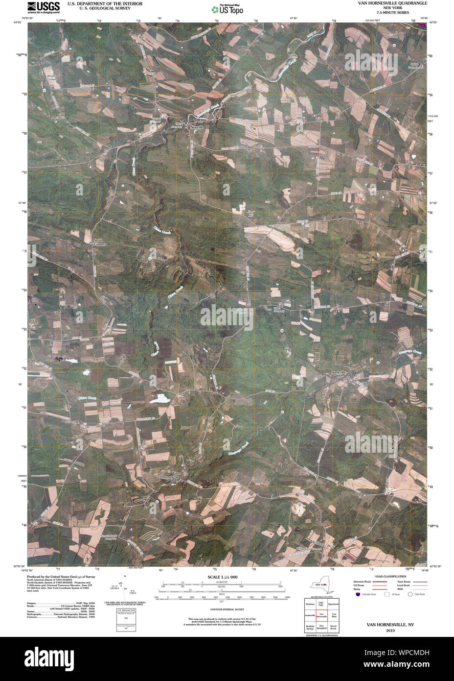 New York NY Van Hornesville 20100415 TM Restoration Stock Photo Alamy