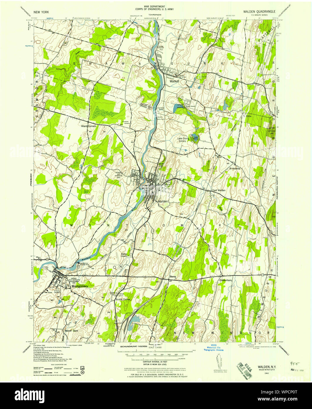 Map Of Walden High Resolution Stock Photography and Images Alamy