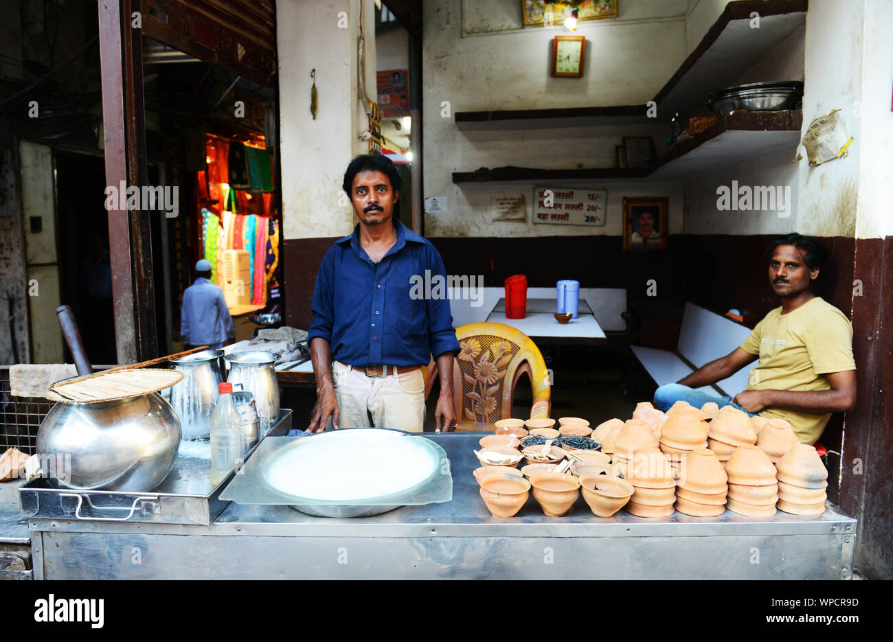 Indian yogurt shop hires stock photography and images Alamy
