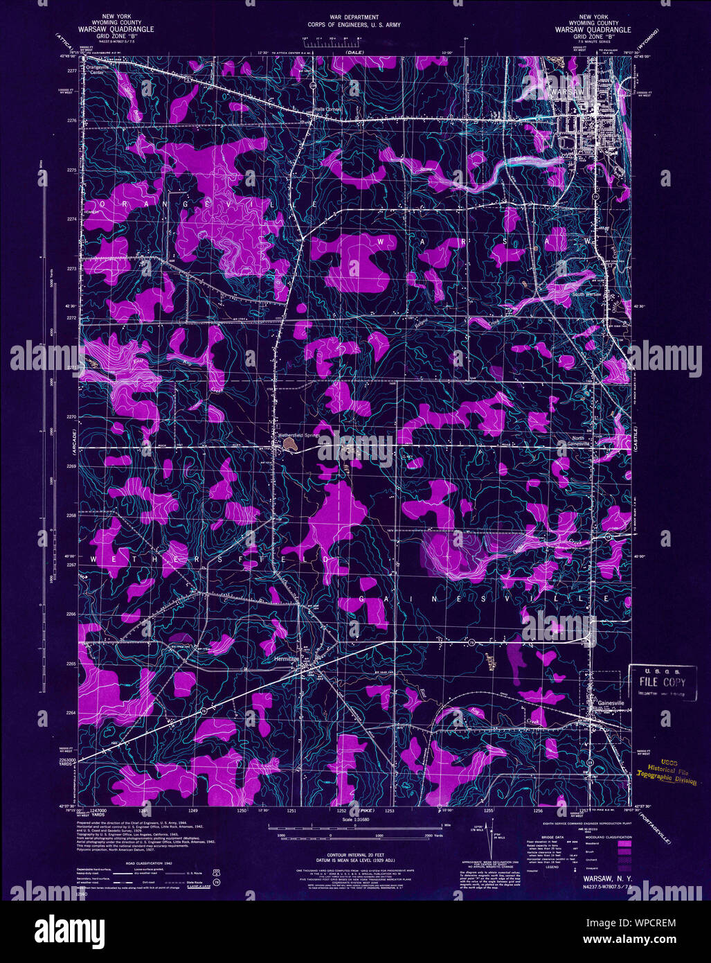 Warsaw 1944 map hires stock photography and images Alamy