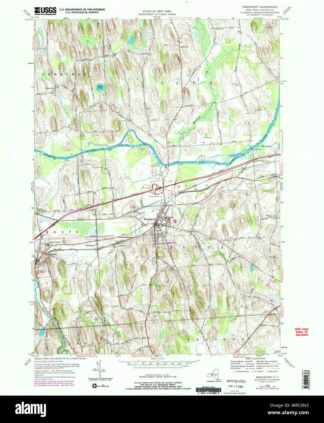 New York NY Weedsport 136997 1954 24000 Restoration Stock Photo Alamy