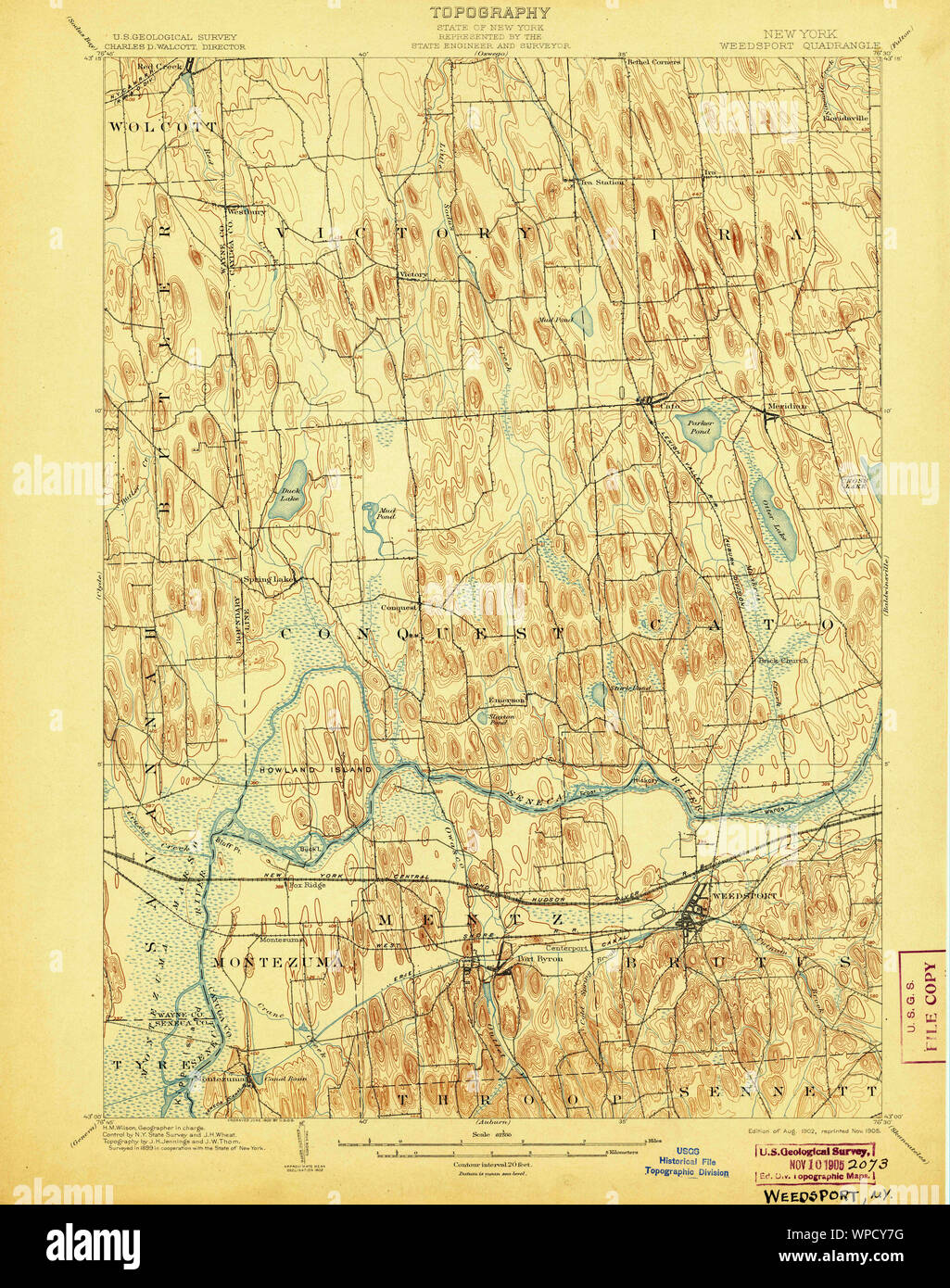 New York NY Weedsport 144428 1902 62500 Restoration Stock Photo Alamy