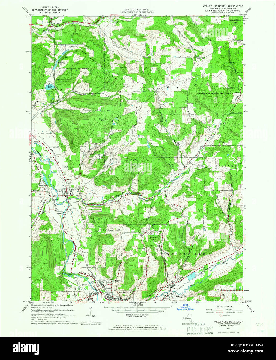 Map of wellsville hires stock photography and images Alamy