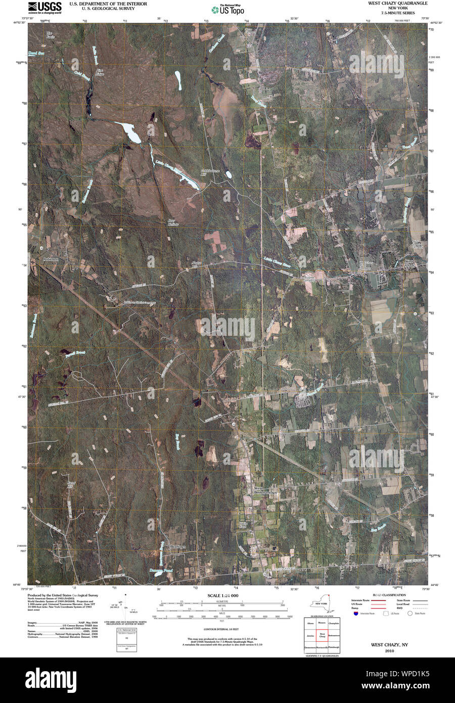 New York NY West Chazy 20100127 TM Restoration Stock Photo Alamy