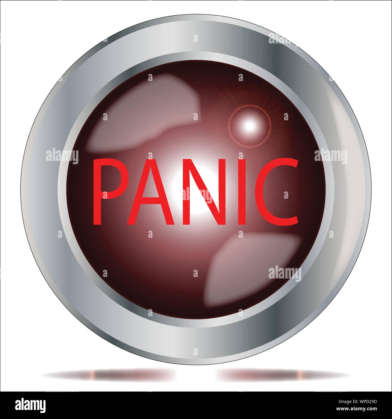 Panic Button Stock Vector
