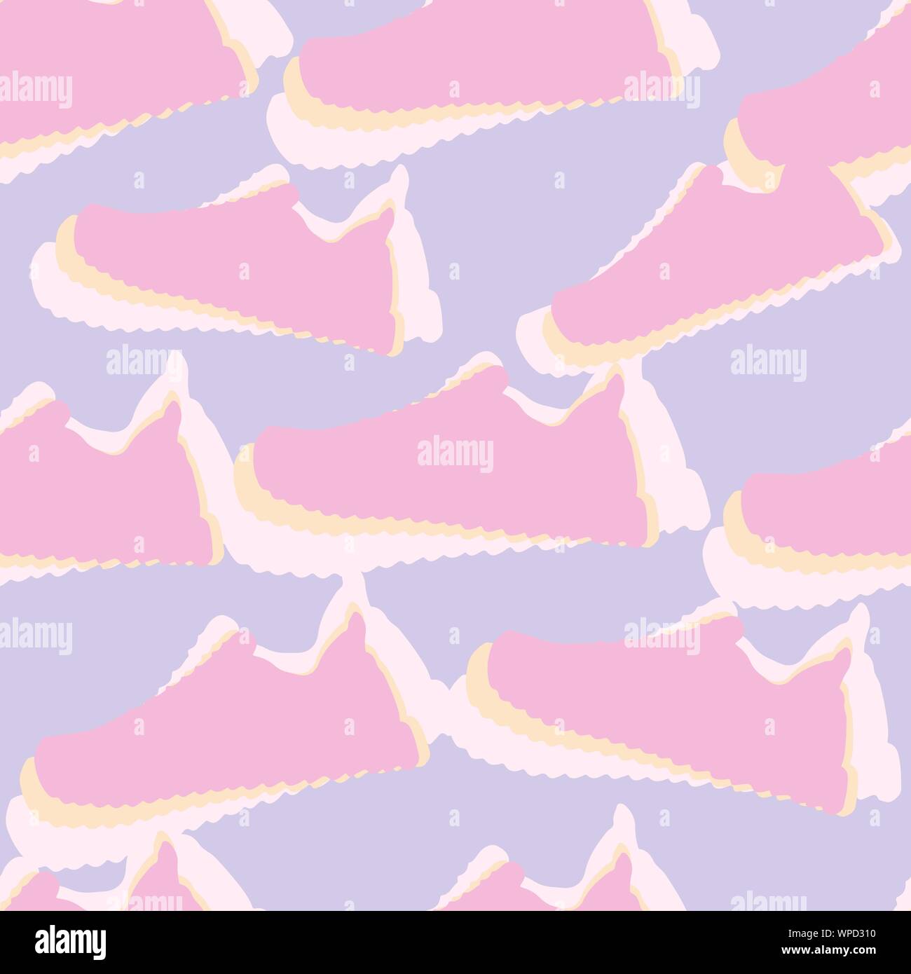 Run motivation background. Seamless sport pattern. Vector illustration ...