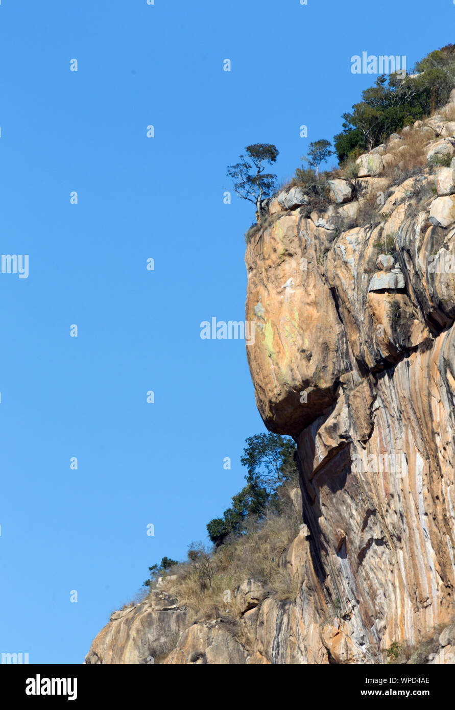 Landscape in southwest Madagascar (near the gateway to the south) Stock Photo