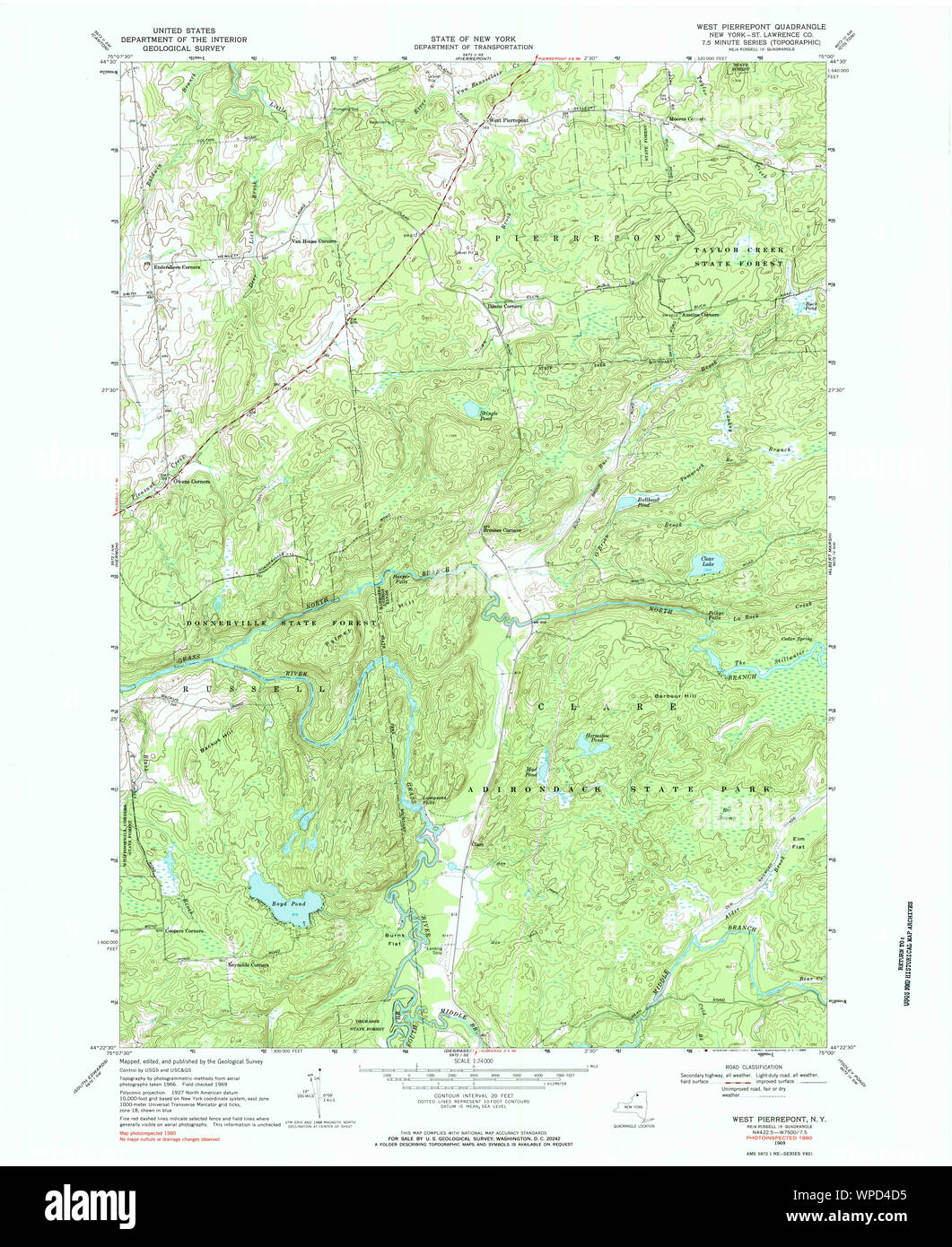 New York NY West Pierrepont 137013 1969 24000 Restoration Stock Photo