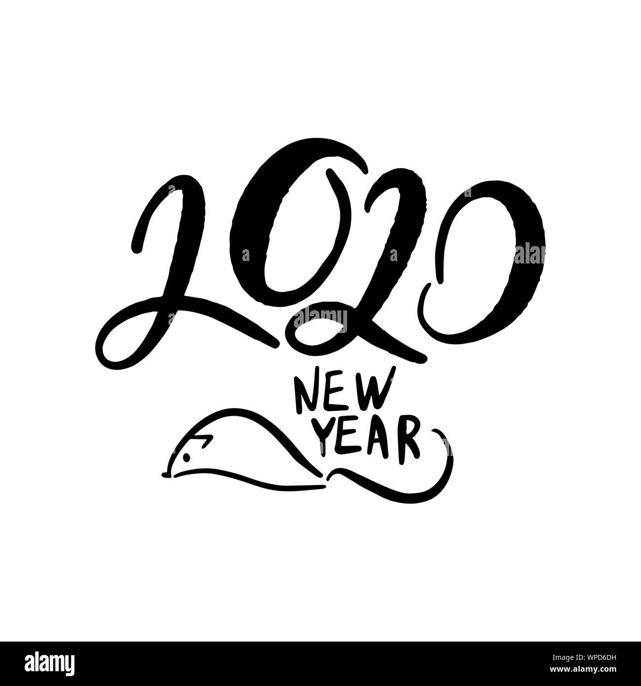 Inspirational handwritten brush lettering . Vector calligraphy illustration  Stock Vector