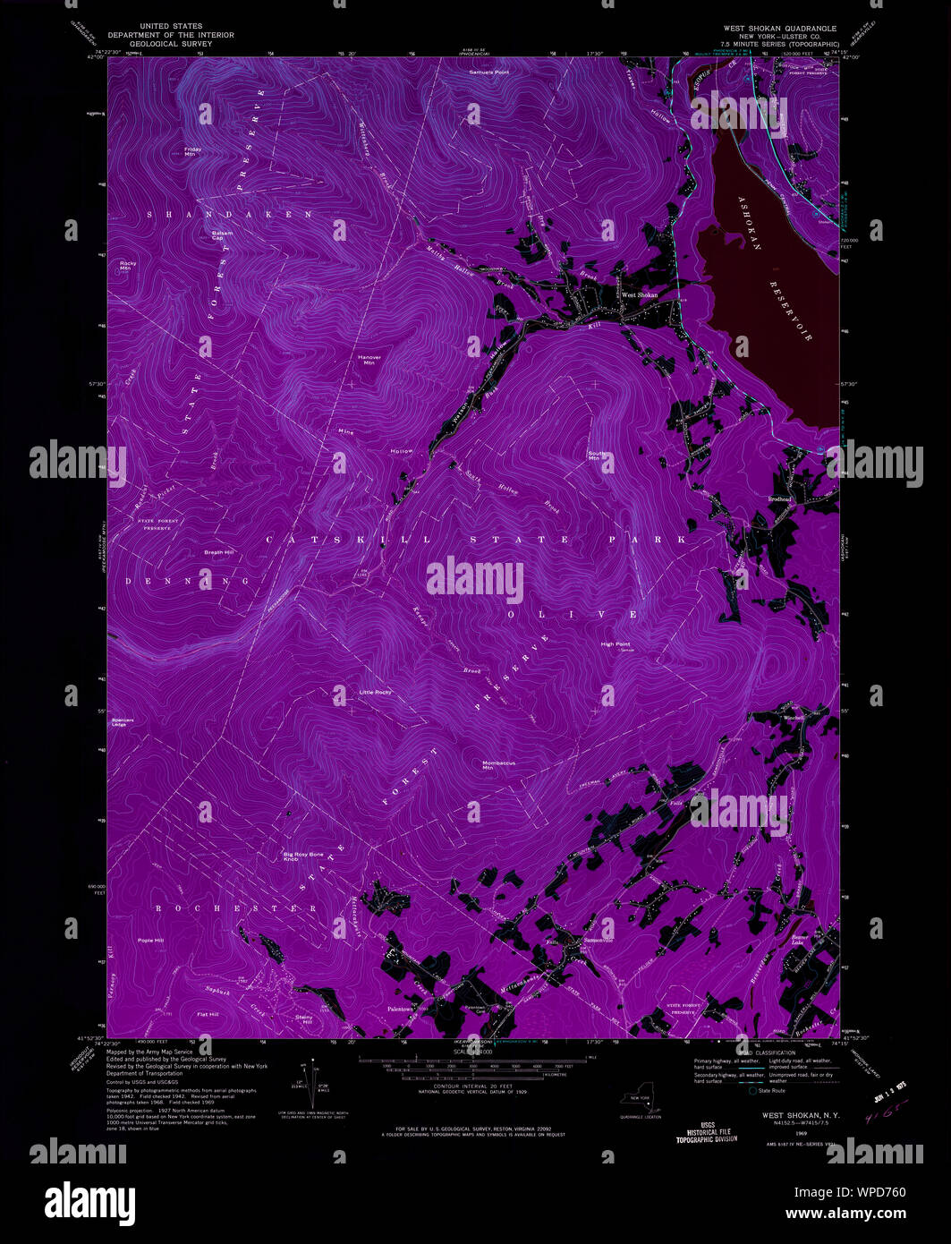 New York NY West Shokan 140219 1969 24000 Inverted Restoration Stock