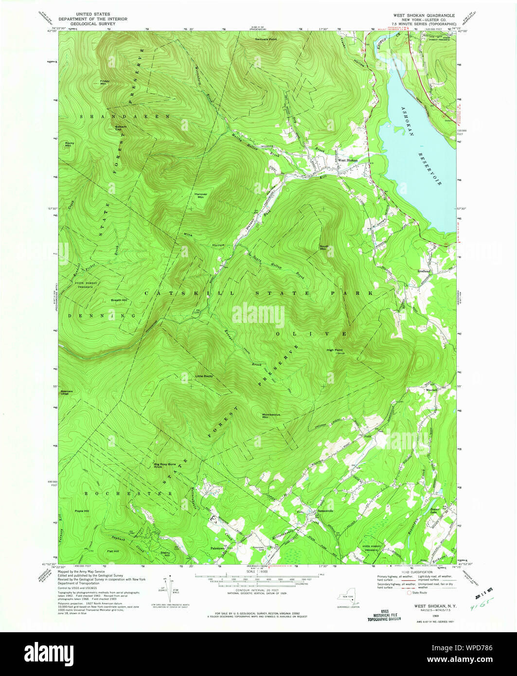 New York NY West Shokan 140219 1969 24000 Restoration Stock Photo Alamy